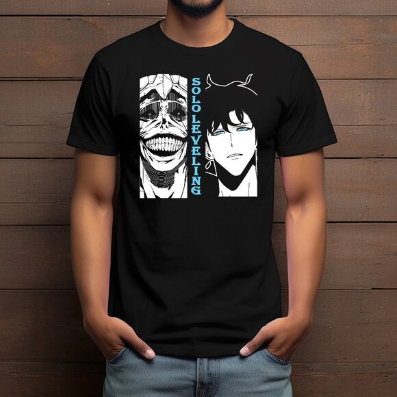 Solo Leveling Custom Anime T-shirt - Picture 1 of 1
